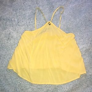 Spaghetti strap top .